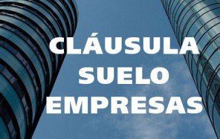 cláusulas suelo empresas