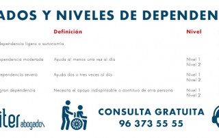 grados y niveles de dependencia