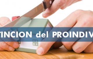 extincion de un proindiviso, herencias proindiviso