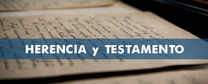 herencia y testamento