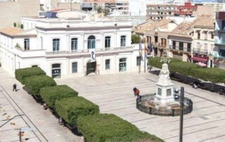 Vista panorámica de la Casa Consistoria de Alfafar