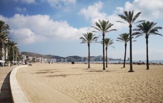 Vista playa localidad vecina a Sueca