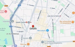 Mapa localidad de Getafe