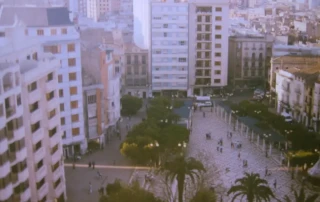 Imagen de archivo de la Plaza Mayor de Alzira
