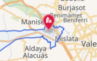 Mapa de la localidad de Quart de Poblet