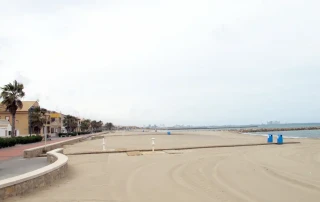 Vista platja de Puçol