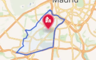 Mapa Distrito de Carabanchel en Madrid