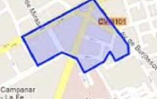 Mapa del Barrio de El Calvari en Valencia