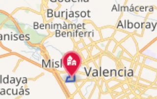 Mapa del barrio de Fontsanta en València