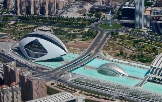 Panorámica del puente de Mont-Olivet en València